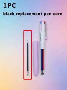 1 paquete de bolígrafos de 4 colores, bolígrafos de tinta de secado rápido de 0,5 mm en negro, rojo, azul y verde, suministros de oficina adecuados para diario, notas, aprendizaje, oficina, escuela, duraderos y fáciles de usar, escritura de tinta creativa y colorida, bolígrafos para diario, diseño de bolígrafo vibrante, bolígrafo de plástico duradero, adecuado para exámenes, diarios, toma de notas, firma, regalo de vacaciones, vuelta a la escuela - Multicolor - Ver 18