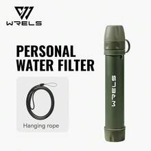 1個 WRELS 便攜式濾水器附掛繩，適用於戶外探險、露營與野外生存 - 彩色 - 查看 16