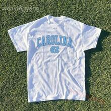 Summer New Printed Short Sleeve Tops, Vintage Gators Shirt, Carolina Team Shirt, Sports Teams Collection, Team Pattern Series Tops, Gift For Fans-L91 - 白色2 - 查看 13