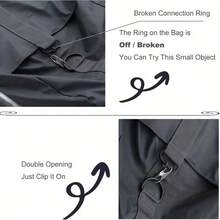 2/5Pcs No-Sew No-Nail Universal Zipper Head Repair Tool, Reusable Anti-Loss Anti-Drop Zipper Lock, Suitable For Backpacks, Suitcases, Coats, Jeans And Other Zipper Damage Scenarios - Multicolor - View 3