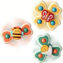 Juguetes con forma de animales lindos con ventosa, de colores mixtos, hechos de ABS, diseño adorable, adecuados para juego y relajación diaria en la oficina, sin necesidad de carga, suaves y amigables con la piel, ideales para adultos, sin pilas - Multicolor - Ver 10