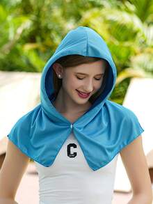 Quick Dry Cooling Hooded Towel, Sun Protection Neck Head Cover, Breathable Mesh Cold Fabric Cap Scarf, Sweat Absorbent Lightweight Accessory For Running, Cycling, Beach, Camping, Outdoor Summer Sports - Multiple Styles - View 8