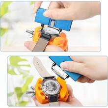 Watch Battery Replacement Tool, Watch Case Back Rotating Opener Wrench, Watch Case Opening Tool, With Watch Case Back Holder, Only Suitable For Watches With Slots - Watch Back Cover Opener - View 5