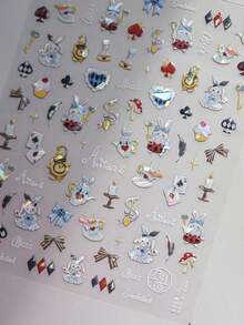 Vintage Gold Foil Sticker Set, Heart & Star Decor Stickers For Stationery, Notebook DIY - Multicolor - View 10