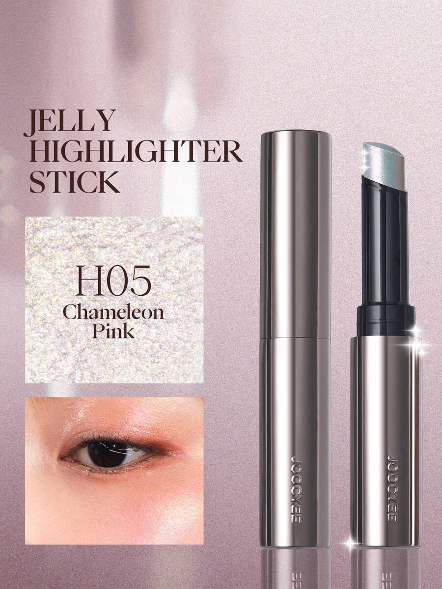 JOOCYEE Jelly Highlighter Stick, Weightless Feel On Skin, Long-Wearing