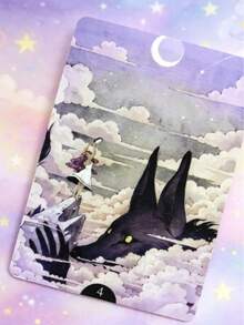 Loputyn Oracle Deck, Magical Fantasy World Of Girl & Wolf, Divination Cards Set - Multicolor - View 4