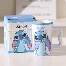 Taza de cerámica con asa de Mickey Mouse de Disney, apta para el hogar y la oficina, para beber agua, leche, café, jugo, regalo de cumpleaños para fans de Disney, capacidad 500ML/17.91OZ - Multicolor - Ver 21