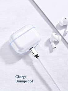 Ốp bảo vệ tai nghe bằng TPU trong suốt, chống sốc và chống rơi, phù hợp với tai nghe không dây, có thể giặt và chống bụi. - Nhiều màu - Xem 5