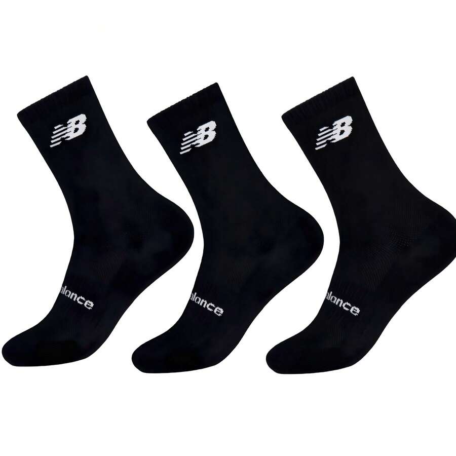 New Balance NB 经典舒适时尚简约中筒袜，男女通用 LAS51423-PHM - LAS51423-PHM - 查看 1