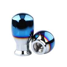 1pc Universal Car Gear Shift Knob, Manual Transmission Modification Gradient Blue-Black Shift Lever, Car Interior Upgrade Accessory - A - View 7