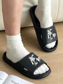 EVA Beach Sandals, Comfortable And Fashionable, Suitable For All Seasons, Perfect For Personal Use Or As A Gift - Black - View 4