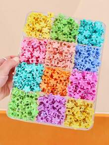 10/50/100pcs/Conjunto de mini garras de cabelo com flores fofas, seleção mista multicolorida, crie diferentes estilos, mini acessórios de cabelo fofos - adequados para raparigas e adolescentes, perfeitos para o dia a dia, viagens, escola, encontros, festas, etc., garras para cabelos rebeldes, presente para o Dia da Mãe - Multicolorido - Ver 3