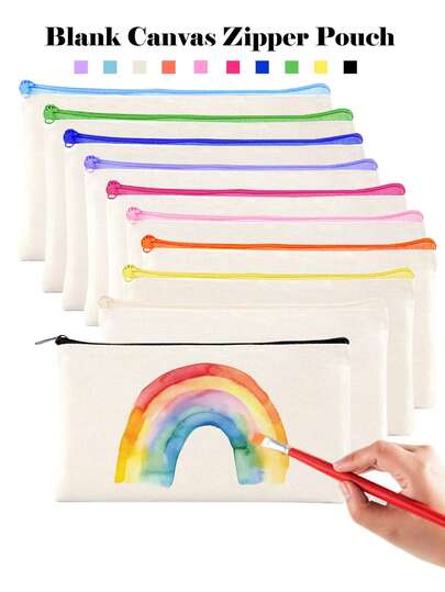 5/10/20/50 piezas Bolsas de lienzo en blanco con cordón, disponibles en 10 colores, adecuadas para pintura DIY, transferencia de calor, manualidades, regalos creativos para fiestas, cumpleaños, graduación, Día del Niño, fiestas de pintura, almacenamiento de bocadillos/dulces/efectivo, recuerdos de fiesta, organizadores portátiles, regalos para amigos, estudiantes, maestros, enfermeras, eventos benéficos