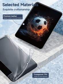 Ayotu 1 Set Football Pattern Tablet Protective Case And Kindle EReader Protective Cover, Suitable Compatible With Ipad Air 8 (M4) 2026 (11/13 Inch), 10th Generation, 11/Air 4th/Air 7th/9.7 Inch, Galaxy Tab A9 Plus, Kindle (11th Generation-2024 Release)(6 Inch), Kindle Paperwhite 12th Gen 2024, A Fashionable And Minimalist Holiday Gift - Multicolor - View 9