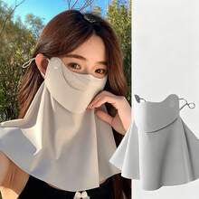 1 chiếc khẩu trang nữ chống tia UV ngoài trời, lưới thoáng khí bảo vệ mắt, thiết kế tiện lợi cho việc uống nước, ôm sát 3D, thích hợp cho các hoạt động ngoài trời, chống nắng, đạp xe, lái xe, phụ kiện mùa hè. - Nhiều màu - Xem 3
