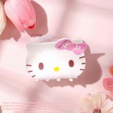 SANRIO 1个/6个Hello Kitty亚克力卡通发夹/发饰，全新可爱粉色卡通发夹，适合学生佩戴，女士度假装扮，可爱卡通发夹，时尚配饰，发饰，美发工具，卷发配件，秋季，旅行，美发工具，美发产品，秋季，女士发饰，送给家人、朋友和同学的完美礼物！发饰，家居和浴室装饰，秋季装饰，返校季 - 髮爪 - 查看 5