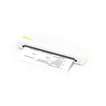 Portable Thermal Printer For Travel, Print 8.5x11" Paper Instantly With Bluetooth, Inkless Mobile Printer For Office Docs, School Notes, Travel|Students Professionals, A4 Portable Wireless Travel Printer A4 Thermal Printer Mobile Printer Wumo Printer Or A4 Thermal Printing Paper Support 8.5" X 11" US Letter Mobile Printer Compatible With IPhone Android Windows Suitable For Office, Home And Car - Please Select Printer Or Paper Option, Black/White - 黑色 - 查看 2