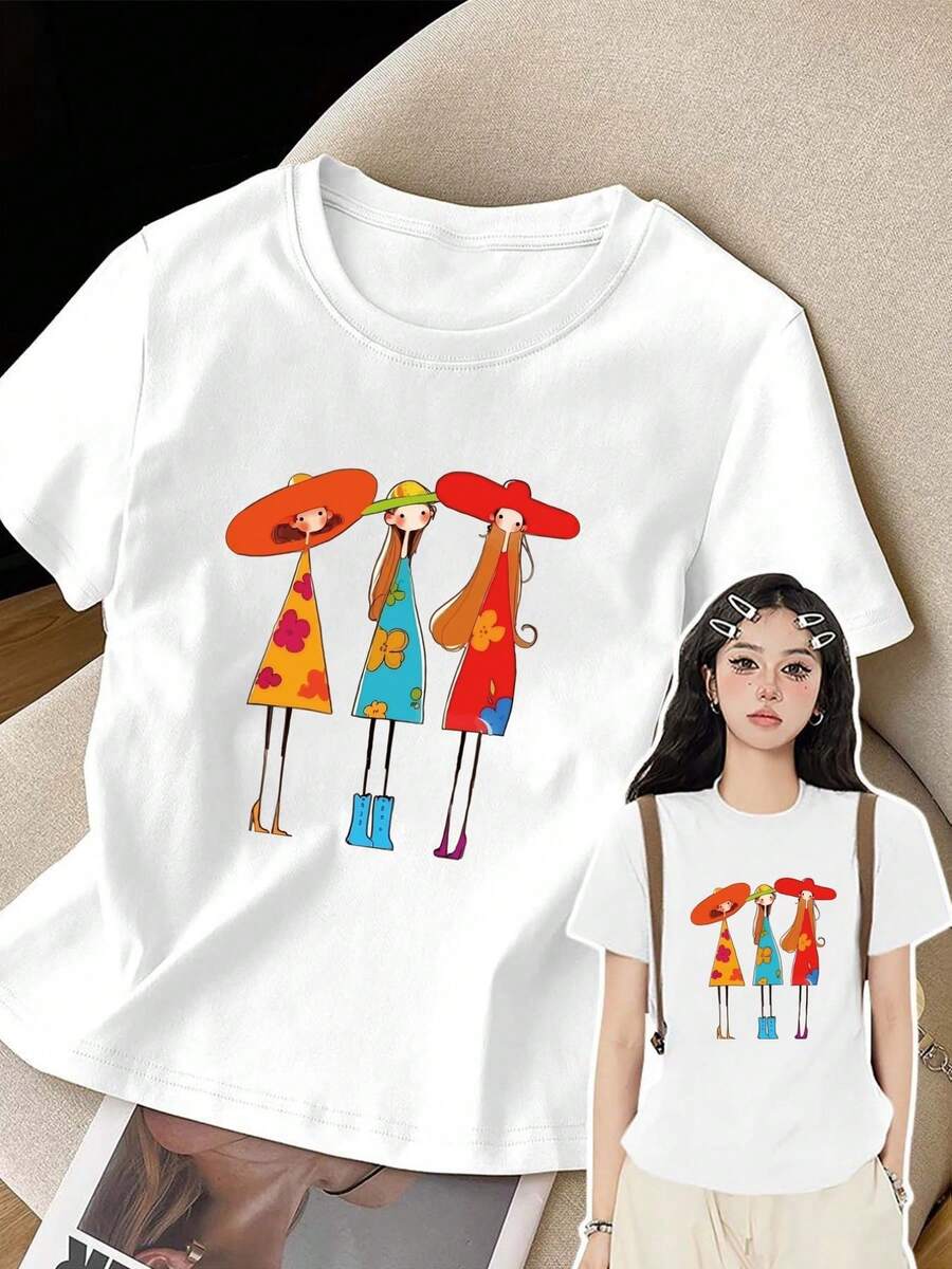 Women T-Shirts - White - View 1