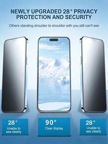 二合一套装 - 包含1片隐私磨砂陶瓷软膜和1个透明磁吸手机壳，防震设计，兼容 17/17 Pro/17 Pro Max/16/15 Pro/16 Pro Max/15/13/14 Pro/16 Plus系列。陶瓷软膜防刮、防窥、防指纹，触感顺滑。 - 黑色 - 查看 2