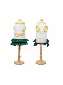 宠物连衣裙一件装，轻便透气，防晒，适合泰迪犬、贵宾犬等小型/中型犬。 - 彩色 - 查看 5