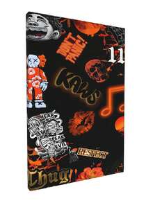 Kawss Kawaii Kaw Canvas Poster Cover With Framed Decoration. A Perfect Choice For New Year's, Thanksgiving, And Christmas, And Also A Perfect Work Of Art For Decorating Rooms, Kitchens, Living Rooms, Halloween, Bathrooms, Homes, Walls, And Bedrooms. - đóng khung - Xem 4