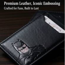 Warner Bros Wallet Superhero Features LD Card Case Slim Minimalist Front Pocket Blocking Wallet For Men And Women, Best Father's Day Gift Durable Bi-Fold Wallet With Multiple Card Slots - Black - View 9