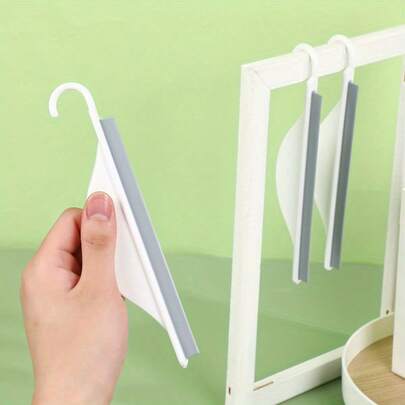 3 chiếc vòng gạt nước mini cho phòng tắm, dụng cụ cạo kính bằng cao su, dụng cụ lau kính tối giản, dụng cụ chà rửa gạch men vệ sinh nhà cửa.