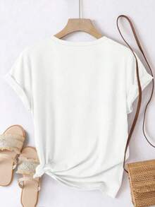 Women T-Shirts - White - View 2
