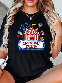 Women T-Shirts - Black - View 1