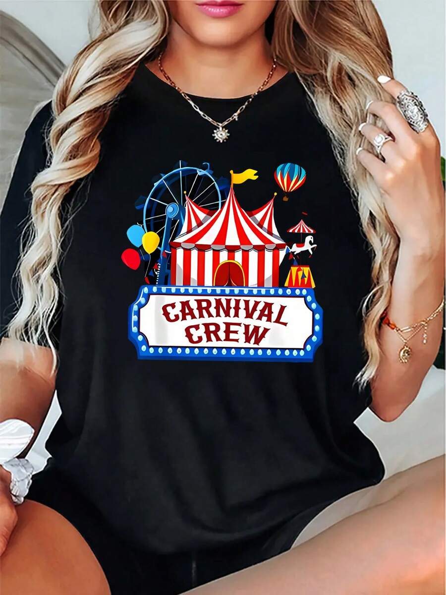 Women T-Shirts - Black - View 1