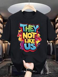Men's Summer Casual Short Sleeve Crew Neck T-Shirts - X - Black - View 3