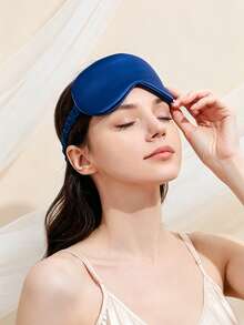Máscara de dormir de seda sintética, máscara de ojos para siesta de viaje con bloqueo de luz y banda elástica, unisex, adecuada para todo tipo de piel, regalo perfecto para familia, amigos y parejas, ideal para relajación, viajes, insomnio y viajes de negocios, también excelente para el Día del Padre, vuelta a la escuela y útiles escolares - multicolor - Ver 5