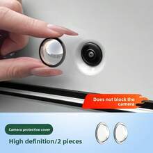 RFVUC 2pcs/Set New 26 Styles Car Rearview Camera Lens Cover, Dedicated Vehicle 360 Reversing Image Protection Cover - A - View 2
