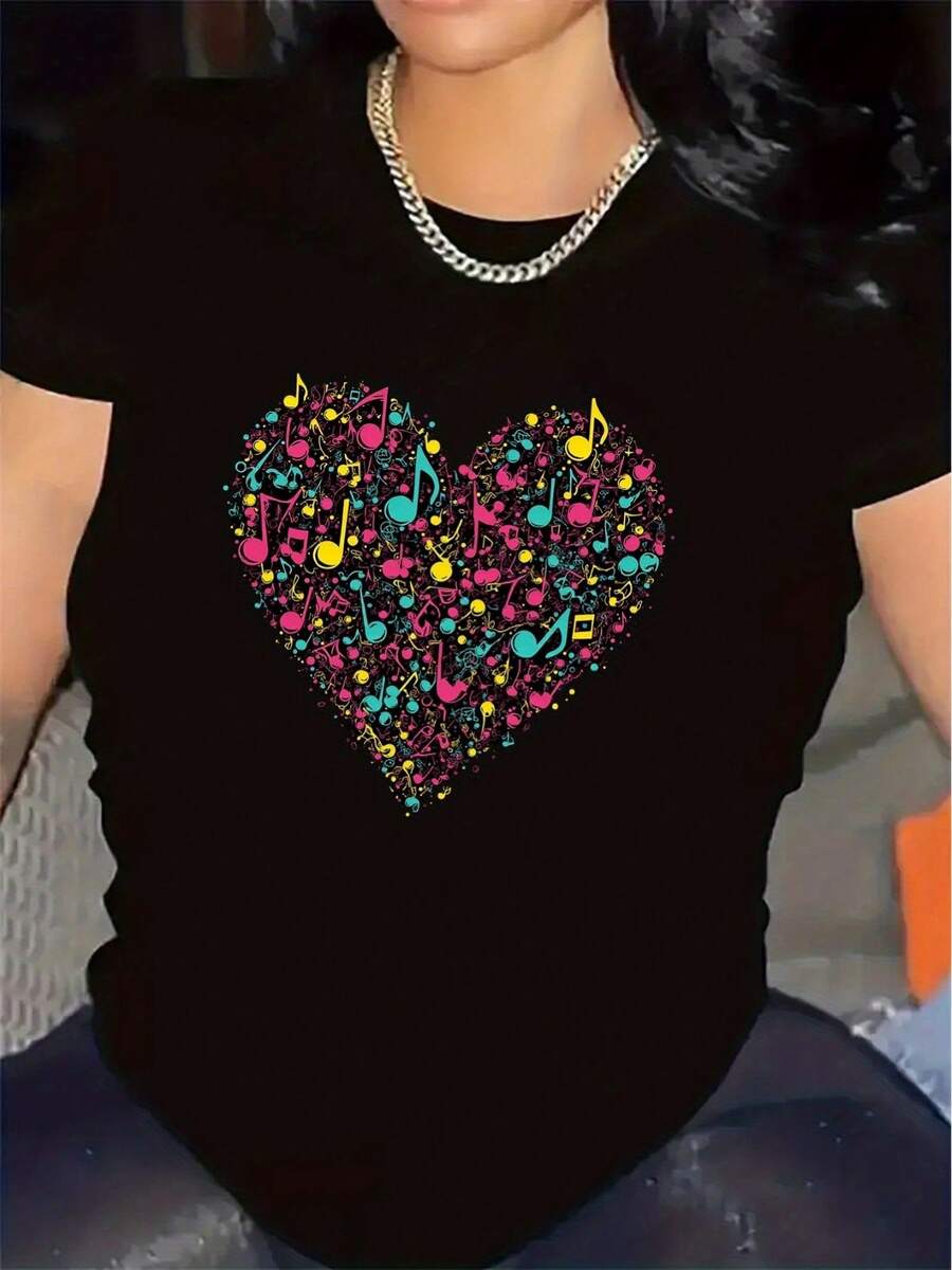 Women T-Shirts - Black - View 1