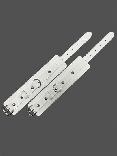 1/2件套真皮性感手铐脚铐手镯角色扮演道具配饰男女通用