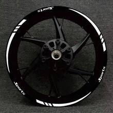 18-21 Inch Car Wheel Reflective Stickers, Decorative Stickers, Personalized Creative Motorcycle Rim Sport Letter Stickers, Waterproof, Sunproof, Good Adhesiveness - A - View 3
