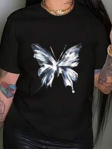 Women T-Shirts - Black - View 1