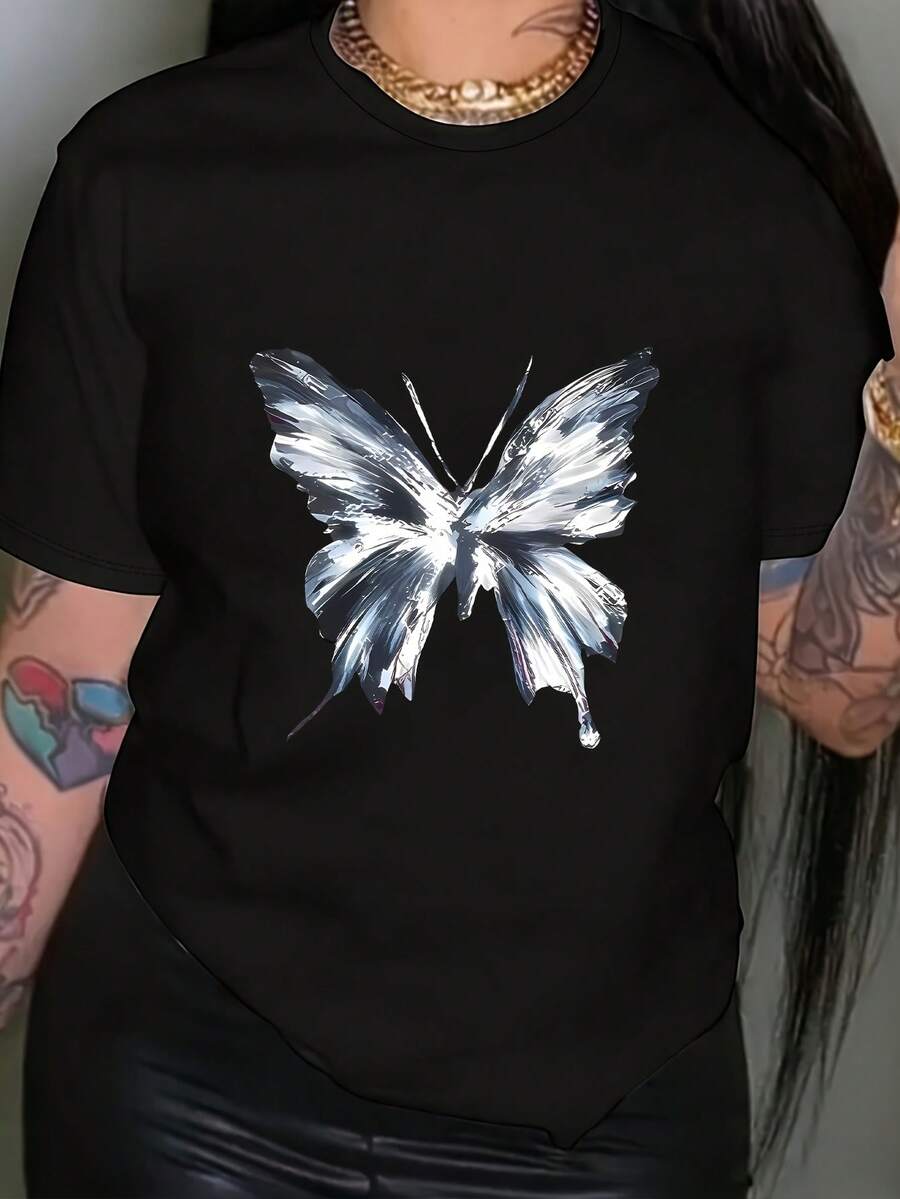 Women T-Shirts - Black - View 1