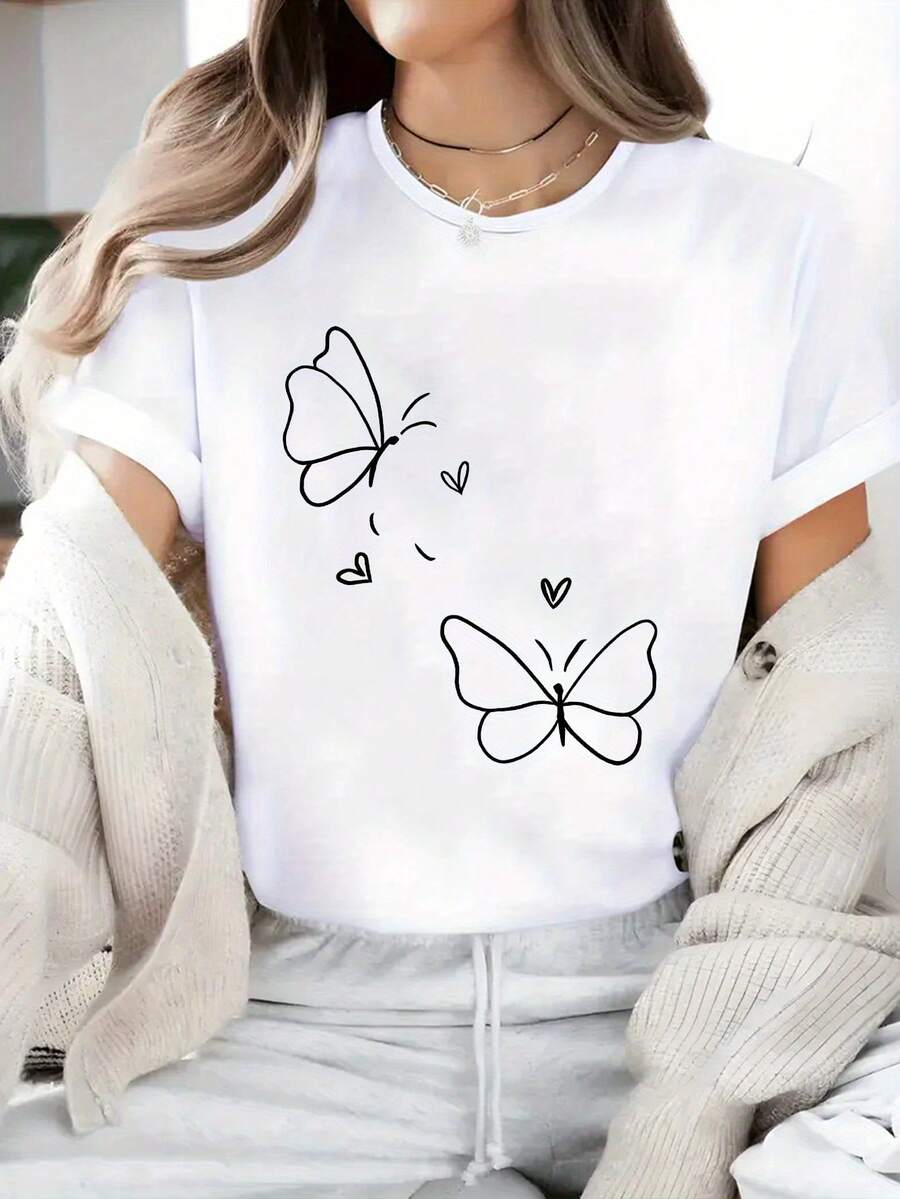 Women T-Shirts - White - View 1