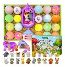 Bombas de Baño para Niños con Sorpresa Interior, Paquete de Regalo, Coloridas y Efervescentes - 1 - Ver 4