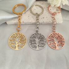 Personalized 1-9 Surname Keychain, Personalized Family Tree Name Keychain, Genealogy Keychain, Gift For Mom, Grandma, Mother's Day, Birthday - Multicolor - View 5