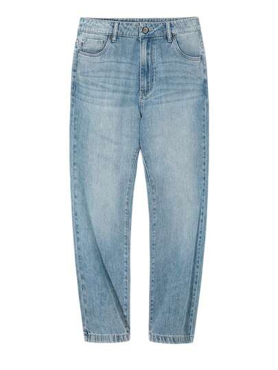 CAMEL CROWN Men's Tapered Jeans, New Spring/Summer Washed Vintage Cotton Breathable Casual Pants