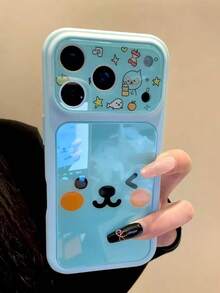 INS可爱图案印花TPU防震手机壳，兼容 17 Pro Max/17/16/15 Pro Max/15 Plus/15 Pro/15/14 Pro Max/14 Plus/14 Pro/14/13 Pro Max，是送给家人和朋友的完美圣诞节、新年、复活节礼物，也是圣诞节的最佳选择。 - 淺藍色 - 查看 1