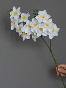 1束高品質仿真水仙花花束，奢華人造花束，高級婚禮/客廳/餐桌裝飾，優雅仿真花藝布置 - 多色 - 查看 11