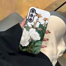 Funda para teléfono - Compatible con 17, 16, 15, 14, 13, 12, 11, Plus, Air, Pro, Max, Galaxy S21, S22, S23, S24, S25, S26 FE, Edge, Pus, Ultra, A05, A06, A07, A13, A14, A15, A16, A17, A26, A52, A53, A54, A55, A56, A32, A34, A35, A36, A71, Regalos perfectos Funda para Samsung Galaxy S25 Ultra 4G 5G con diseño de plantas, funda suave esmerilada negra para Samsung S23Ultra/S23Plus/S22/S22Plus/S22Ultra/S21/S21Plus/S21Ultra/S23/S24/S24Plus/S24Ultra/S20Fe/S24Fe/A16/A15/S25/S25Plus/S - Color mixto 1 - Ver 2