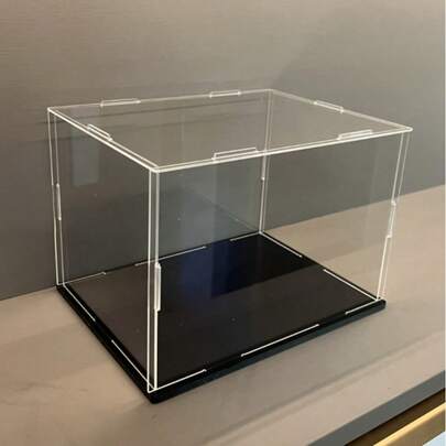 Hộp trưng bày đồ sưu tầm, hộp acrylic trong suốt đã lắp ráp, thay thế hộp kính, dùng để trưng bày tượng nhỏ, cất giữ và sắp xếp đồ chơi trong nhà.