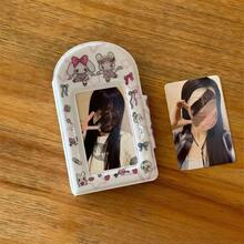 1 Album ảnh thẻ hoạt hình, Album ảnh gia đình chất lượng cao, Thẻ ảnh người nổi tiếng 3 inch dạng rời, Sách ảnh thẻ chụp lấy liền, Thiết kế hình trái tim rỗng, Giấy dày siêu trong suốt, Không chứa axit & PVC, Thẻ ảnh thần tượng, Thẻ ảnh chụp lấy liền, Album trưng bày thẻ ảnh nhân vật hoạt hình & game. - Nhiều màu - Xem 5
