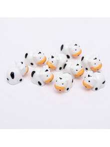 10pcs Mini Denim Resin Animal Figurines, Fairy Garden Micro Landscape DIY Craft - Multicolor - View 9