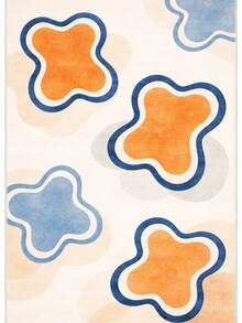 Alfombra de área moderna, redonda, lavable y antideslizante - Alfombra suave y delgada para sala de estar, alfombra de cocina y pasillo, alfombra decorativa para el hogar - Mostaza Amarilla - Ver 11