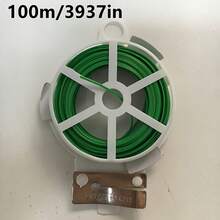 1 件装花园植物绑扎带，50/100 米塑料涂层园艺铁丝，带剪钳，适用于园艺、家庭和办公室。 - 札帶 - 查看 5